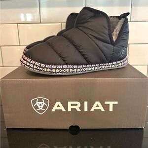Ariat Black Quilted Slip-On Shoes